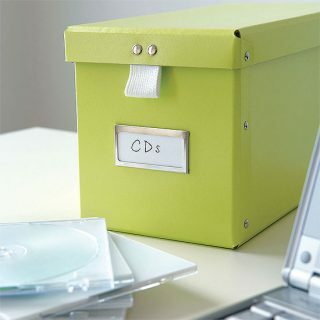 Stockage de CD de bureau à domicile | Conception de bureau | Idées déco | Image | De maison à maison
