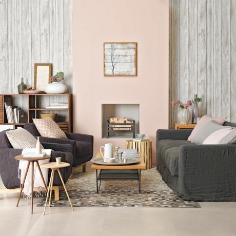 Rožinės gyvenamojo kambario idėjos - Rožinės spalvos kambariai - Rožinės dekoravimo idėjos