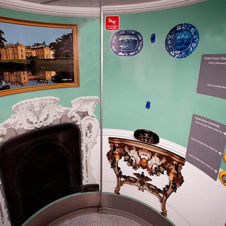 Een toilet met uitzicht: toiletten op Chiltern Railways-treinen worden omgetoverd tot iets meer 'inspirerend'