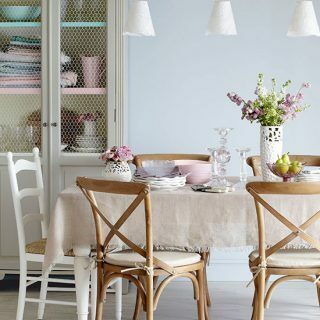 Pastellmatsal i vintage-stil | Matsal dekorera | Perfekt hem | Housetohome.co.uk