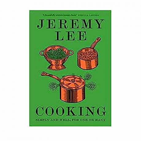 Zöld Jeremy Lee szakácskönyv.