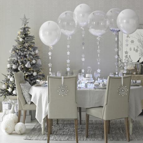 Идеи для рождественских вечеринок - воздушные шары