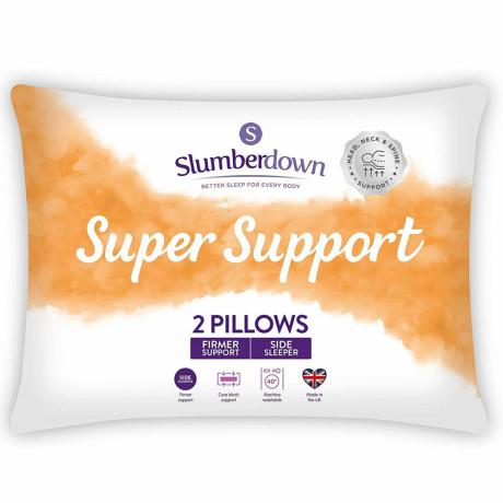 Slumberdown Super Support Biele vankúše