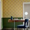 12 Ideen für Home-Office-Tapeten: um Farbe und Muster hinzuzufügen
