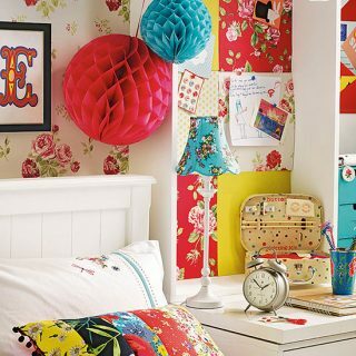 Kolorowa sypialnia dziewczynki w stylu boho chic | Dekorowanie sypialni | Idealny dom | Housetohome.co.uk