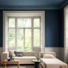 घर की हर शैली के लिए नीले और भूरे रंग के लिविंग रूम के विचार