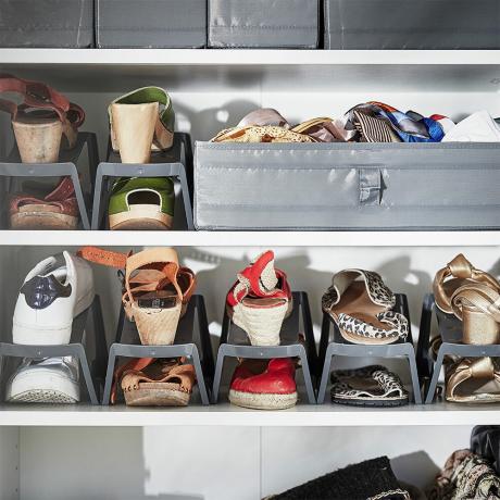 garderob sko förvaring staplare