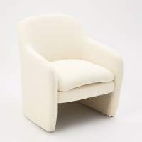 Cream Boucle Accent Chair | £149,99 hos TK Maxx