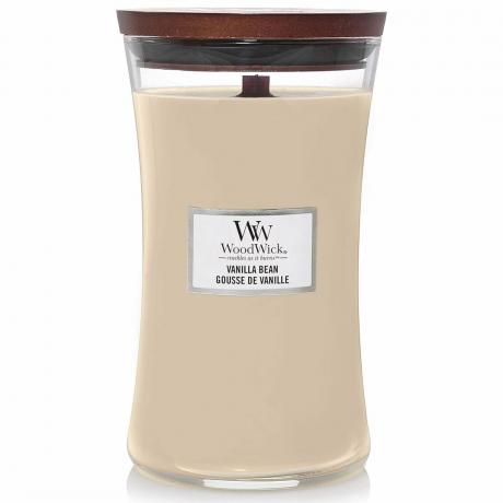 Lumânare de vanilie Woodwick - cele mai bune arome de Crăciun