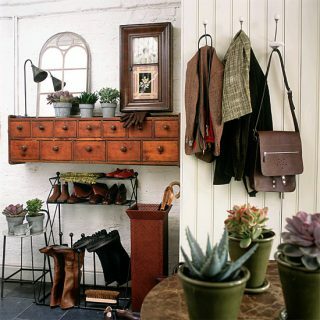 Garderob med förvaringsidéer | Hall design | Dekorera idéer | Bild | Bostadshus