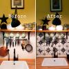 Pirms un pēc: Mājas īpašnieks iedvesmo ar trafaretu krāsotām virtuves flīzēm
