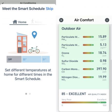 tado Smart AC Control V3+ tampilan aplikasi