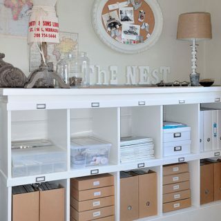 Armadio bianco per l'home office | Arredare l'ufficio in casa | Casa ideale | Housetohome.co.uk