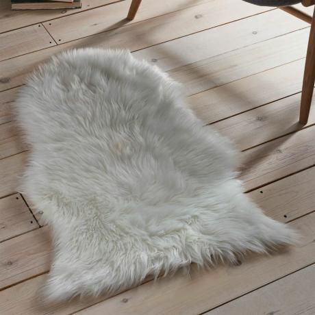 John Lewis & Partners Faux Fur Sheepskin Rug