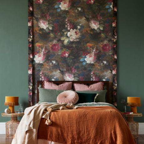 Ide dinding fitur kamar tidur – ide dinding aksen yang akan bekerja untuk setiap gaya dekorasi, menggunakan cat wallpaper dan kelongsong