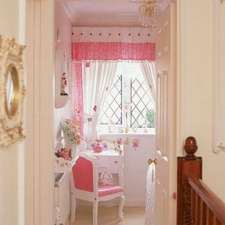 Vaaleanpunaisen tytön makuuhuone | Kuva | Housetohome.co.uk