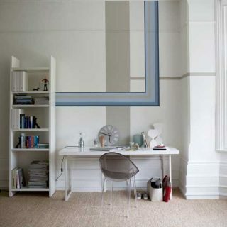 Oficina en casa blanca | Oficina en casa | Ideas de decoración | Imagen | Casa a casa