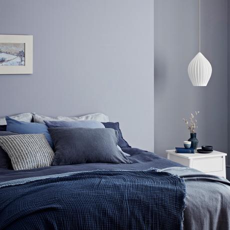 블루 침실 아이디어 크라운 페인트