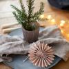 Cara melipat serbet untuk Natal – ide mewah untuk serbet meriah untuk meja Anda