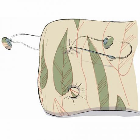 Kaip siūti suoliuko pagalvę