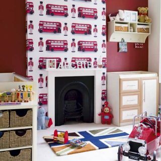 Sypialnia dla chłopca z motywem Londynu | Pokoje dziecięce | Obraz | Housetohome.co.uk