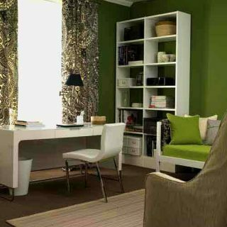 Sovrum hemkontor | Kontorsmöbler | Dekorera idéer | Bild | Bostadshus