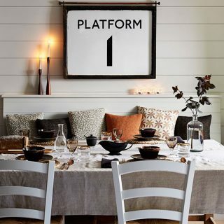 Jedáleň s neutrálnym obložením | Zdobenie jedálne | Domy a záhrady | Housetohome.co.uk