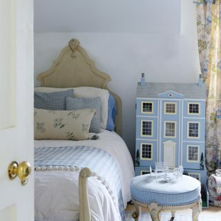Barns pulverblå sovrum | Sovrumsinredning | Hus och interiörer | Housetohome.co.uk