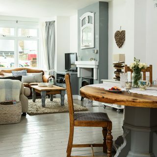 Stue i vintage-stil | Spisestue udsmykning | Style at Home | Housetohome.co.uk