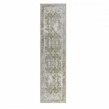 Starožitný běžecký koberec Dunelm šedý