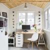 8 kaimo stiliaus namų biuro idėjos