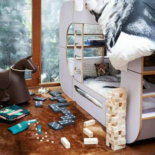 そりベッド付きのモダンな子供部屋| 寝室の装飾| Livingetc | Housetohome.co.uk