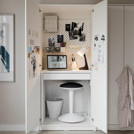 Kancelária v skrini je najnovším trendom práce z domu, ktorý musíte vyskúšať