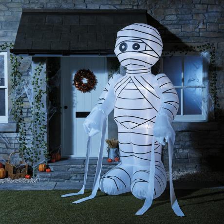 Aldi uppblåsbar mumie för halloween -serien