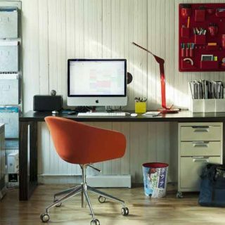 Entrepôt-chic bureau à domicile | Bureau à domicile moderne | Conception de bureau à domicile | De maison à maison