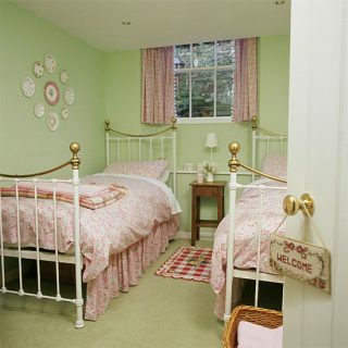 Vihreä lasten makuuhuone | Makuuhuoneen huonekalut | Sisustusideoita | Kuva | Kotitalo