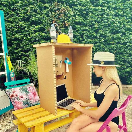 Adăpostul pentru laptop din grădină este obligatoriu pentru WFH în această vară
