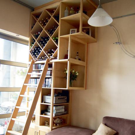 Benchmark Furniture Design and Build vīna plaukts