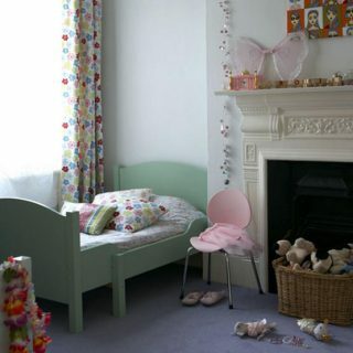 חדר שינה של ילדה מודרנית | חדר שינה לילדים | תמונה