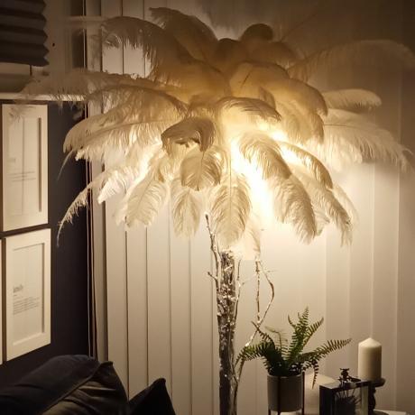 svjetiljka s perjem