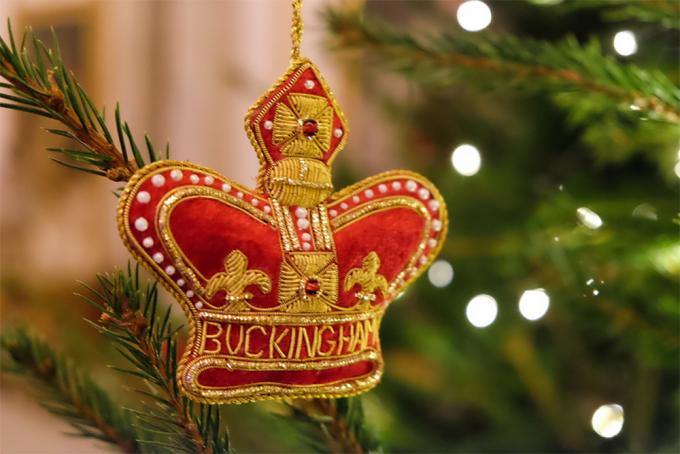 Decoratiuni de Craciun Palatul Buckingham