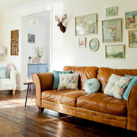 Vintage dzīvojamās istabas idejas, lai radītu autentisku un eklektisku izskatu