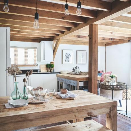 Idéer til stuekøkken – hvordan får du det moderne rustikke look