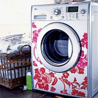 स्टेटमेंट यूटिलिटी रूम| स्टाइलिश वाशिंग मशीन | सजाने के विचार | छवि | हाउसटूहोम