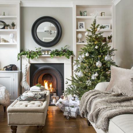 Vianočné nápady na zdobenie obývačky