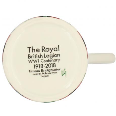 Šis „Emma Bridgewater Poppy“ puodelis palaiko „The Royal British Legion“