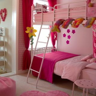 Rožinis mergaičių miegamasis | Tradicinės dekoravimo idėjos | Stilius namuose | Namas namuose