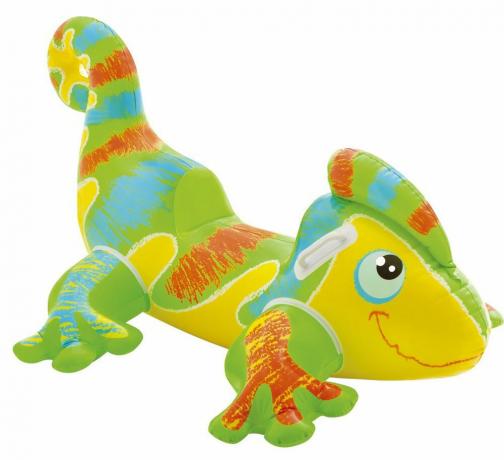 Leende-Gecko-Ride-On POOL uppblåsbar