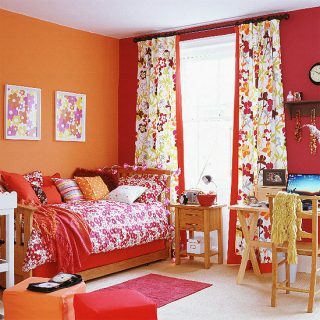 Sypialnia nastolatka | Pogrubione kolory | Obraz | Housetohome.co.uk