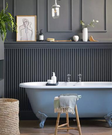 Vannas istabas sienu idejas: no paneļiem līdz dekoratīvu flīžu dizainam